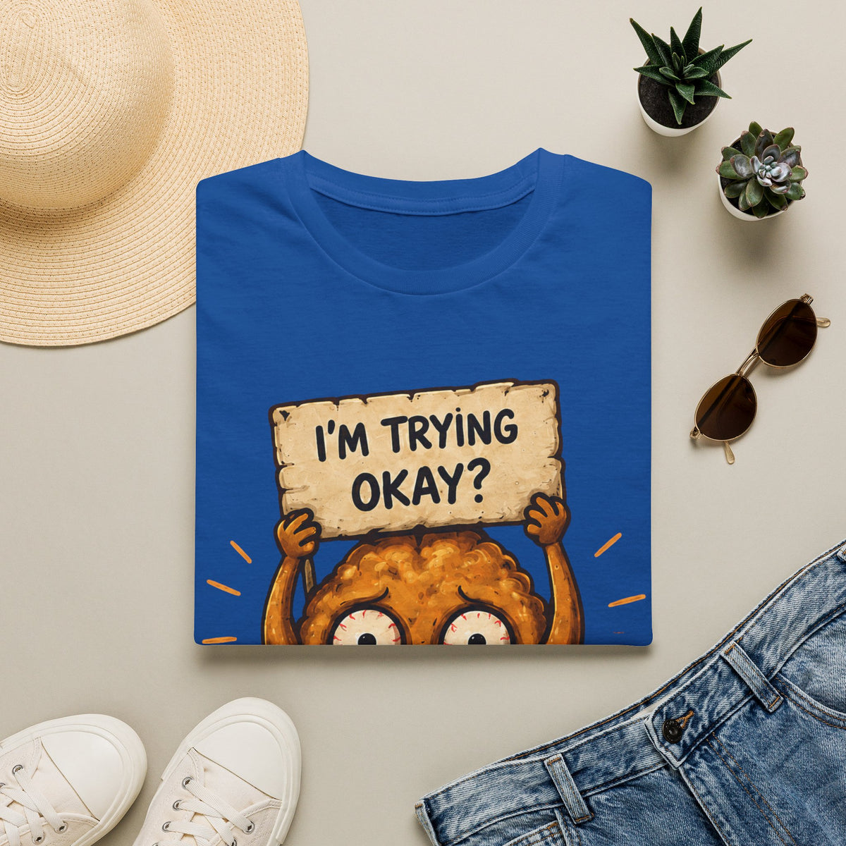 I'm Trying Okay? T‑Shirt