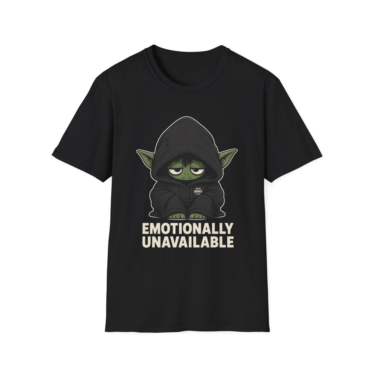 Cute Hooded Alien Graphic T-Shirt