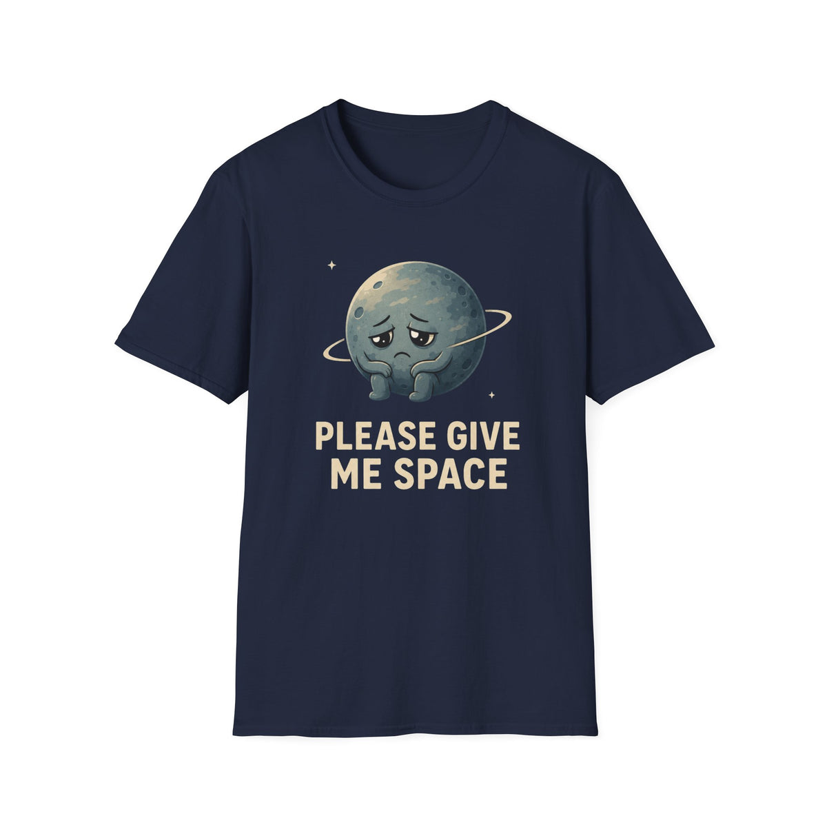Sad Saturn Graphic T-Shirt