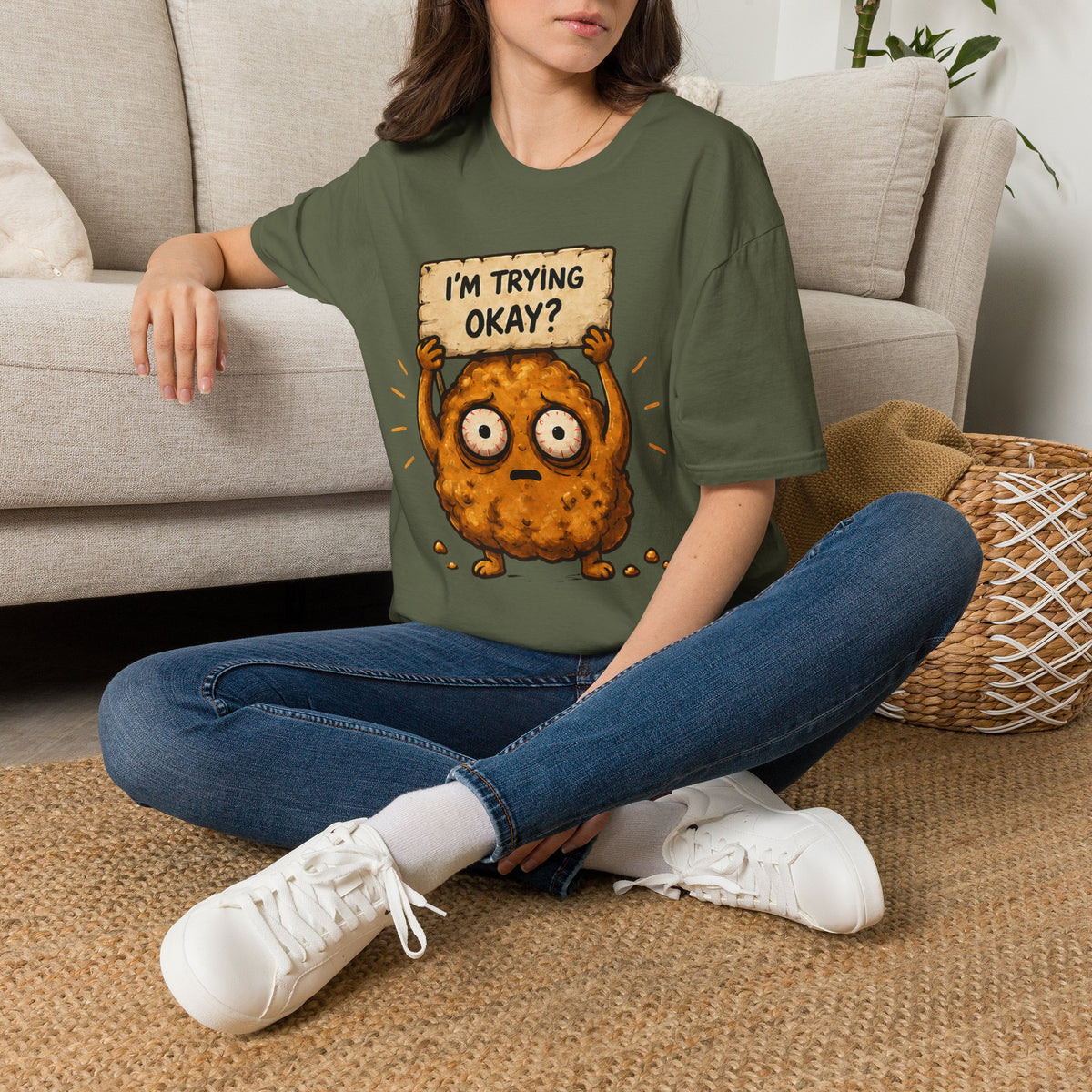 I'm Trying Okay? T‑Shirt