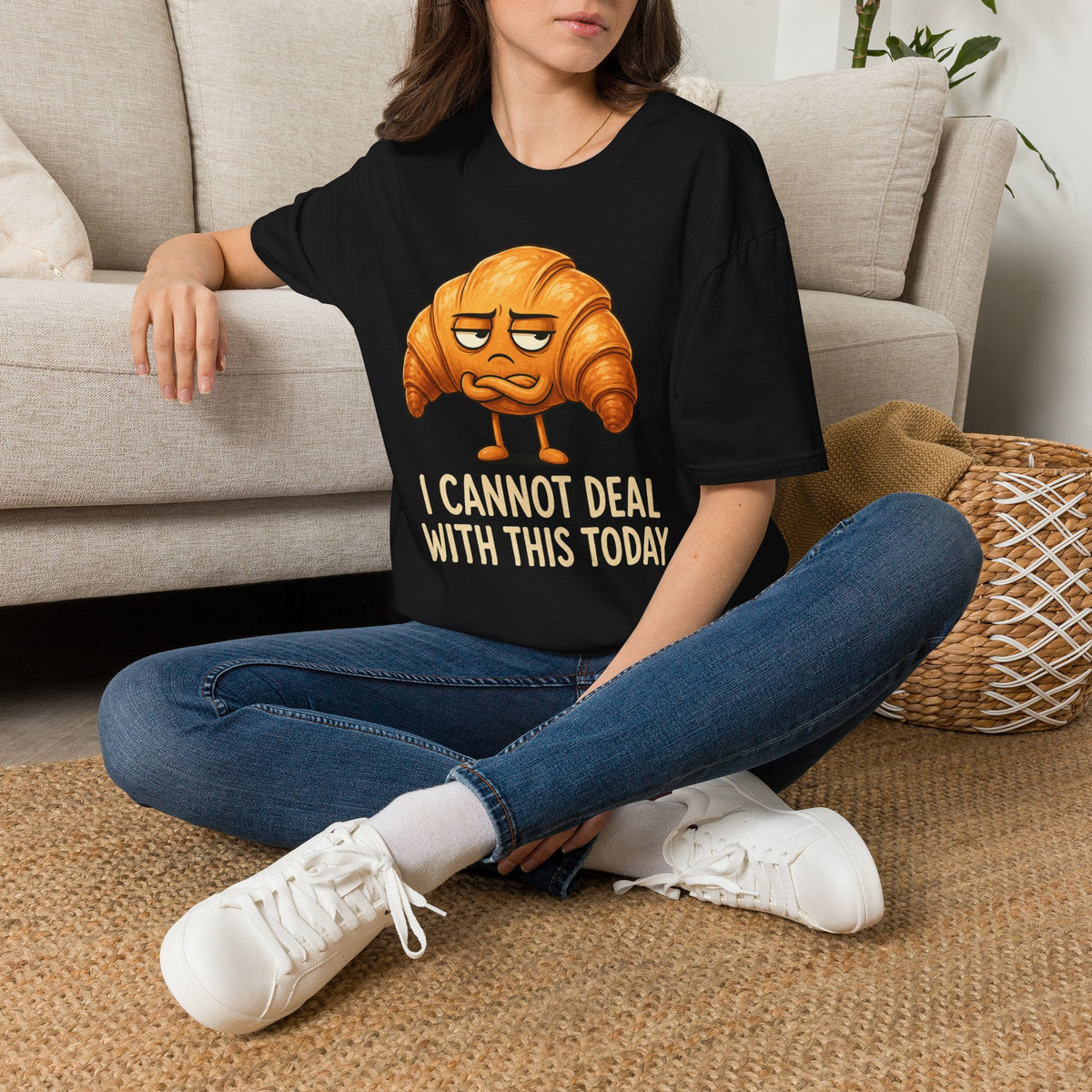 Croissant Character T-Shirt