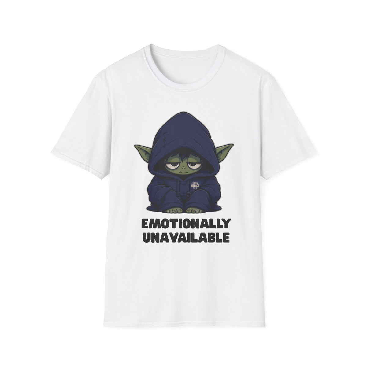 Cute Hooded Alien Graphic T-Shirt