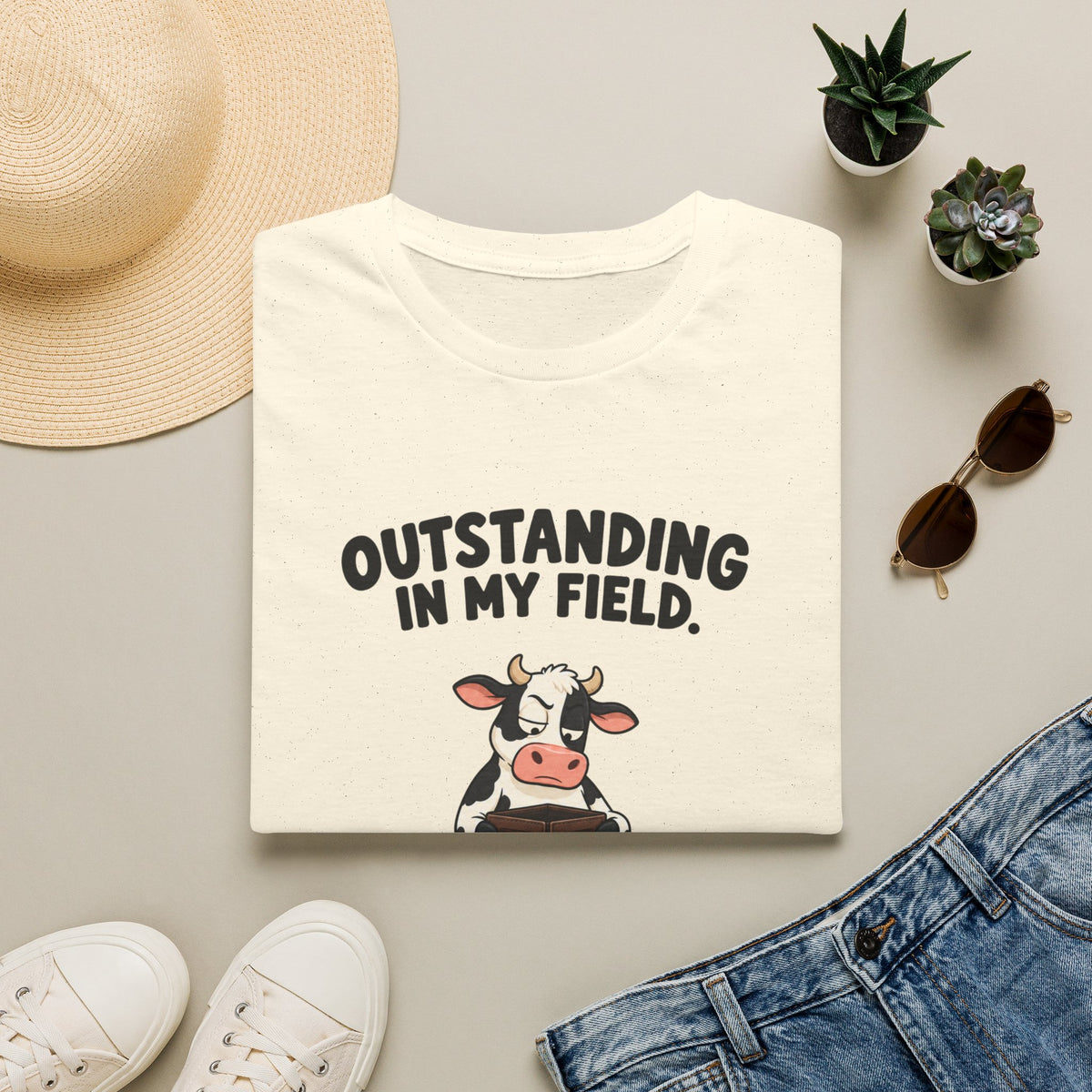 Outstanding In My Field, Still Unpaid T-Shirt