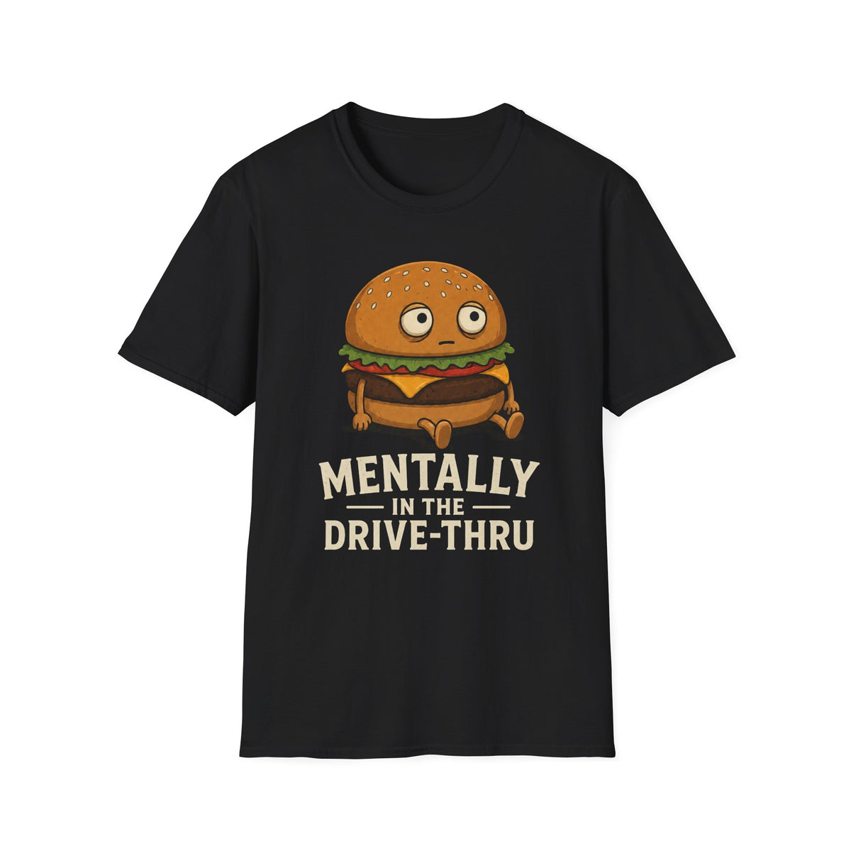 Funny Burger Graphic T-Shirt