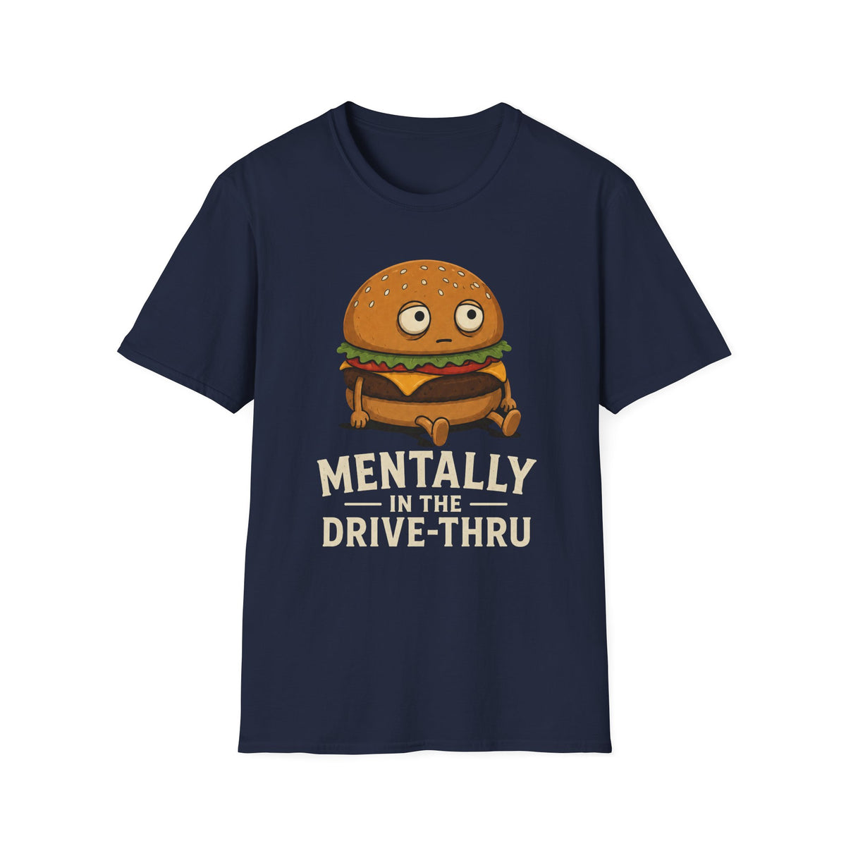 Funny Burger Graphic T-Shirt