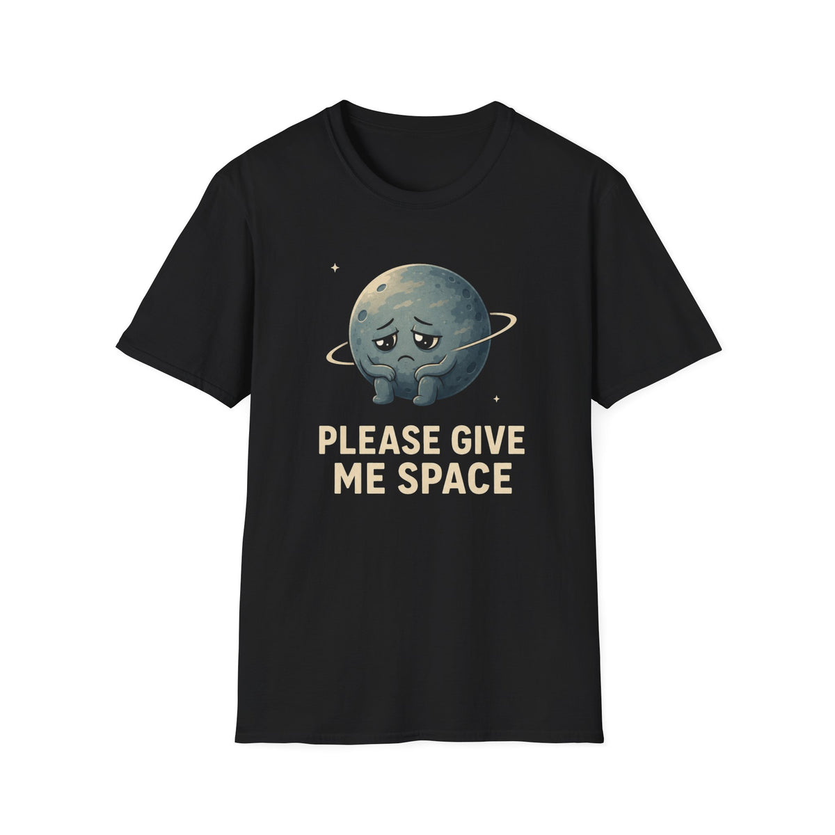 Sad Saturn Graphic T-Shirt