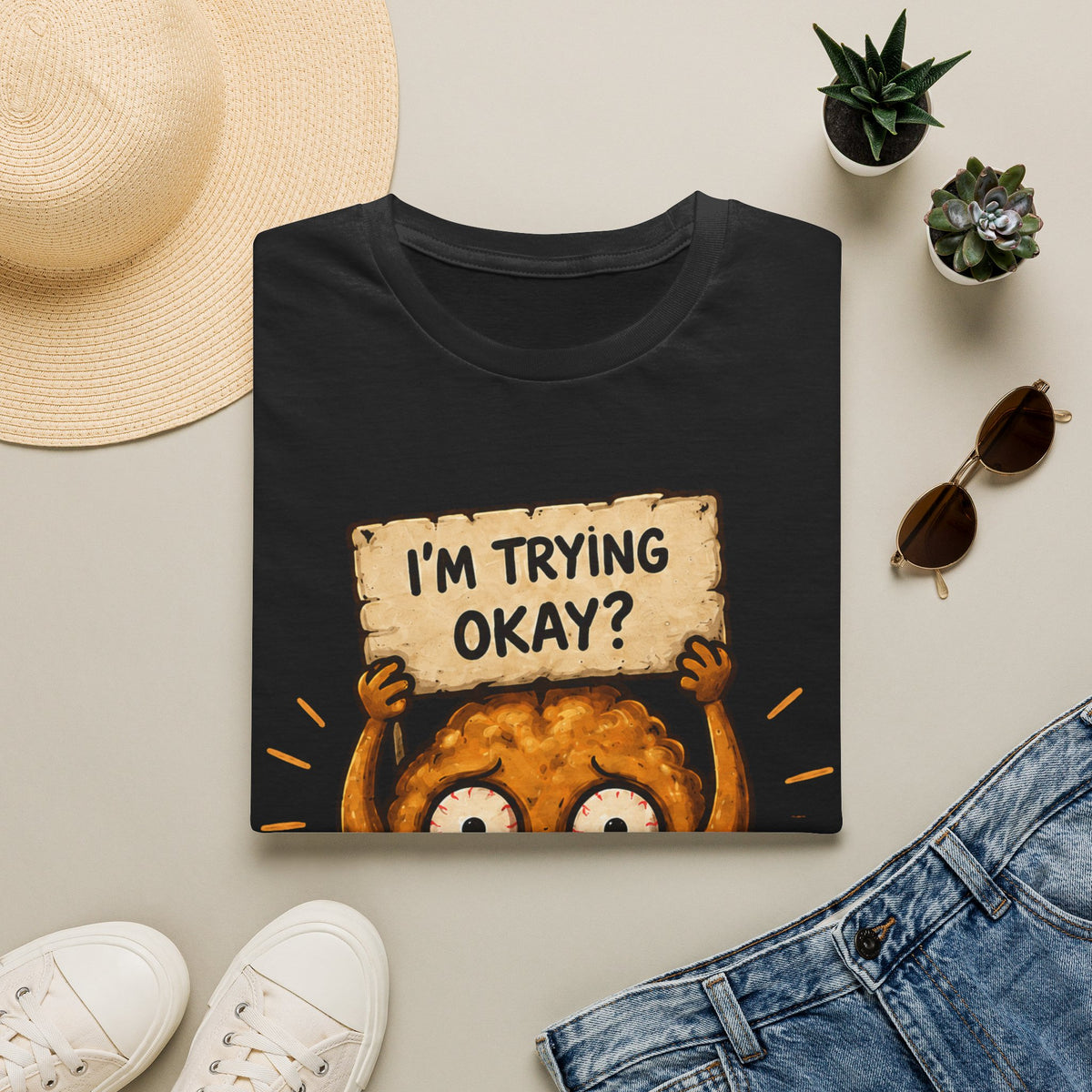 I'm Trying Okay? T‑Shirt