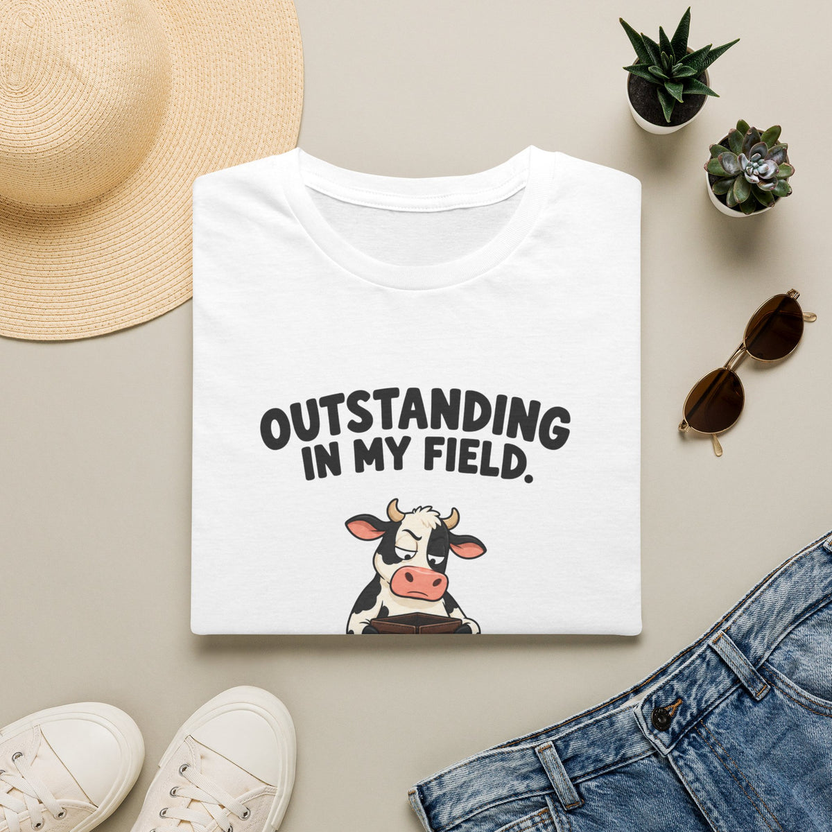 Outstanding In My Field, Still Unpaid T-Shirt