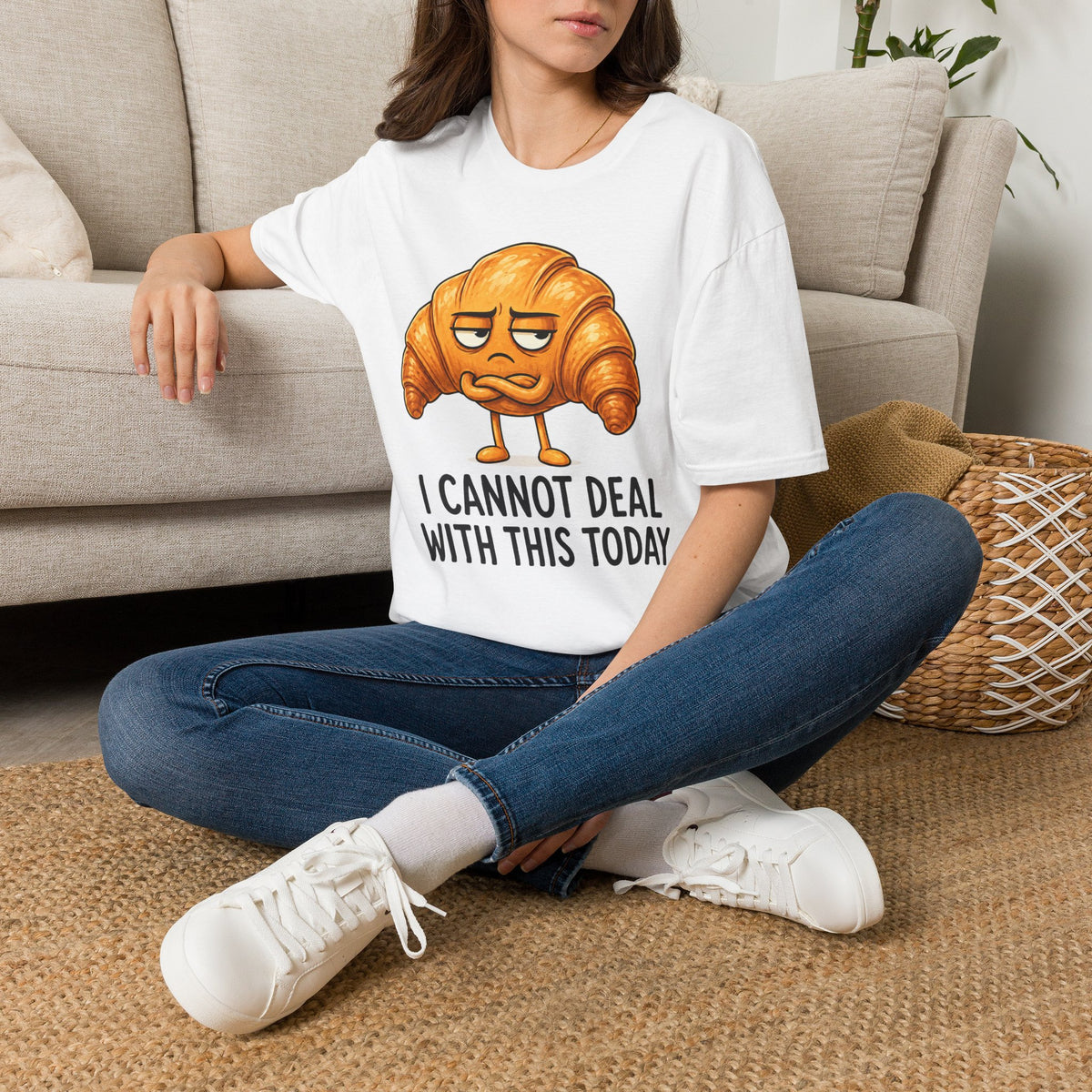 Croissant Character T-Shirt