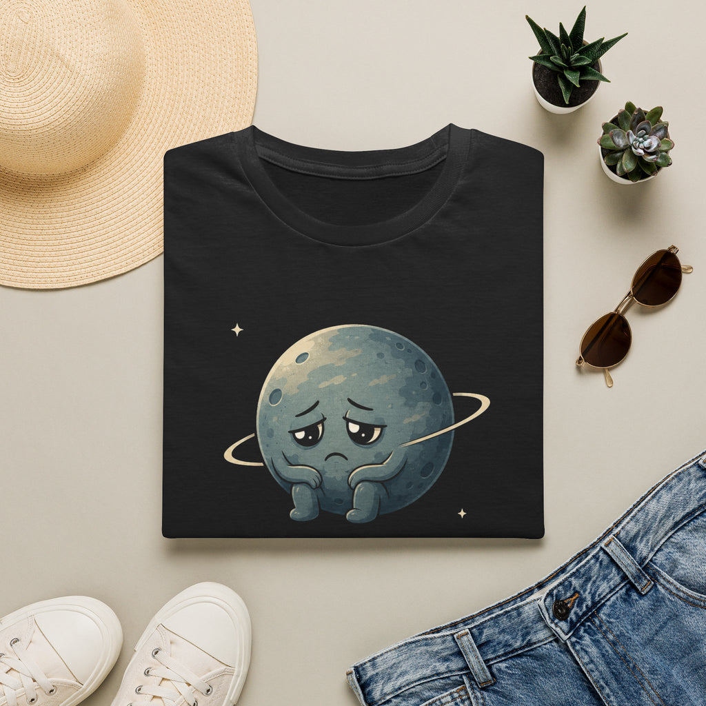 Sad Saturn Graphic T-Shirt