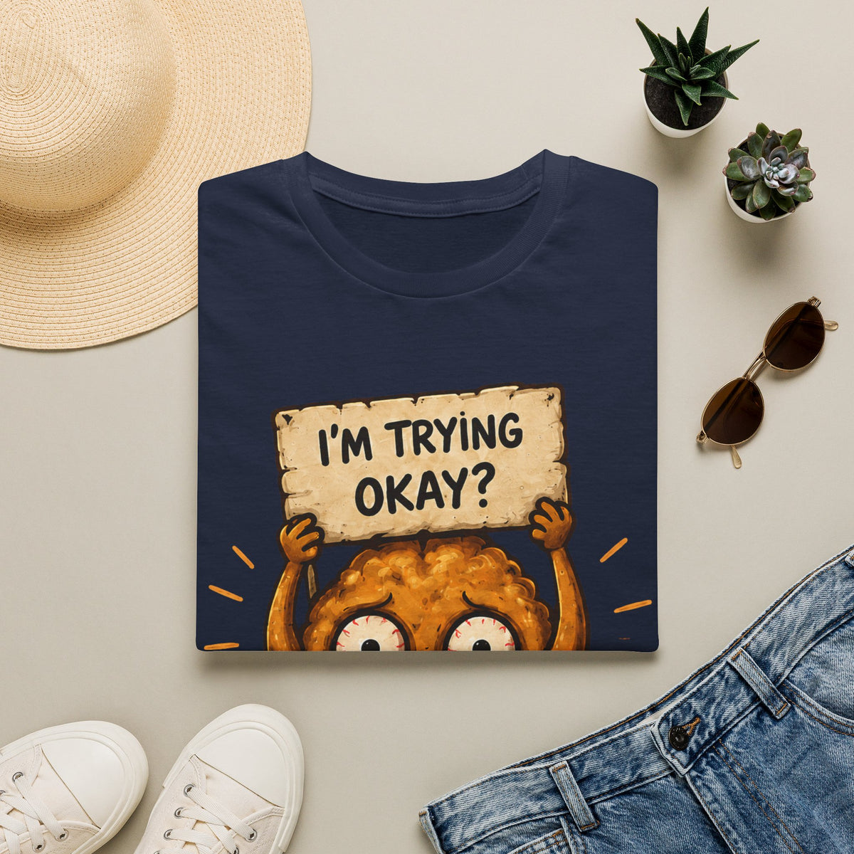 I'm Trying Okay? T‑Shirt