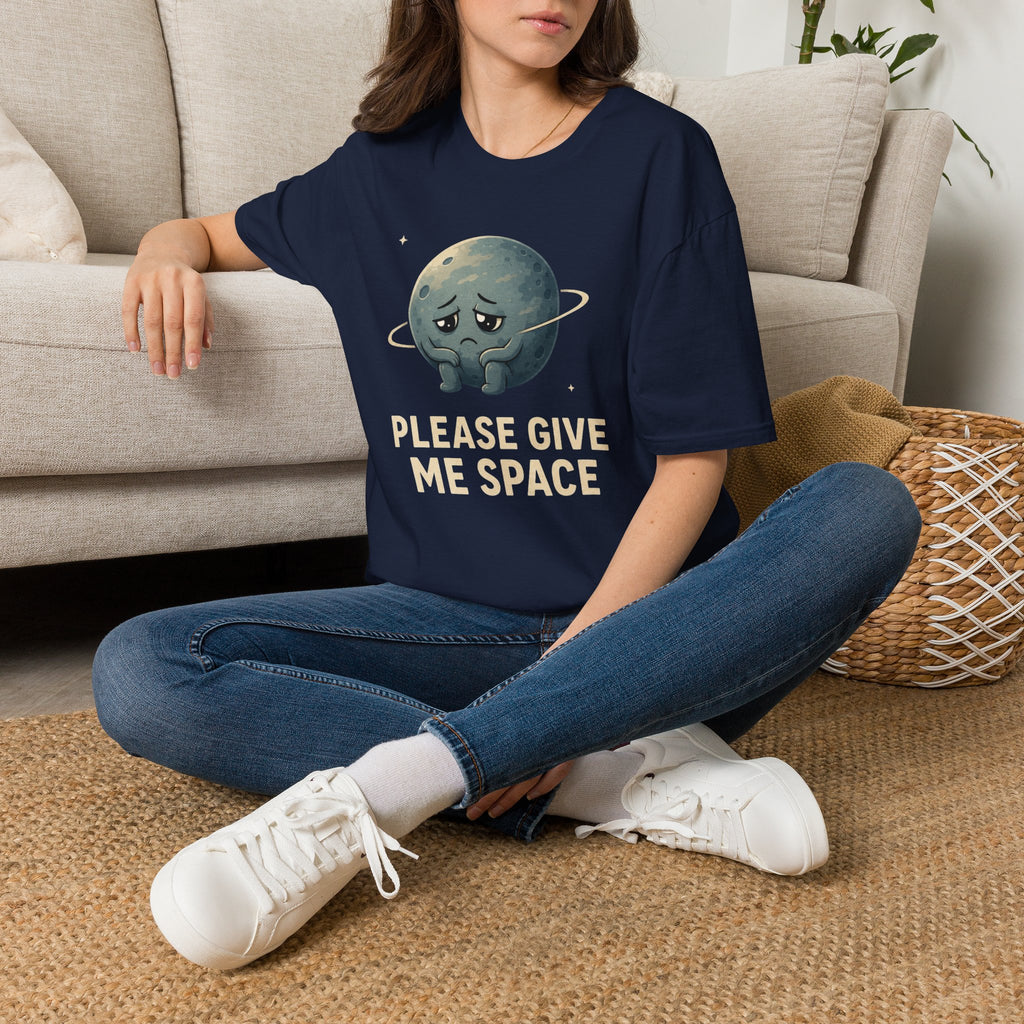 Sad Saturn Graphic T-Shirt